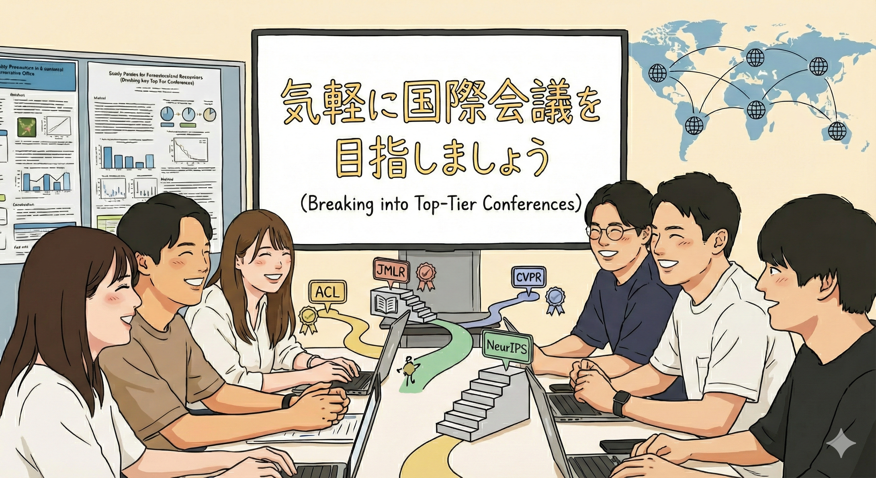 気軽に国際会議を目指しましょう